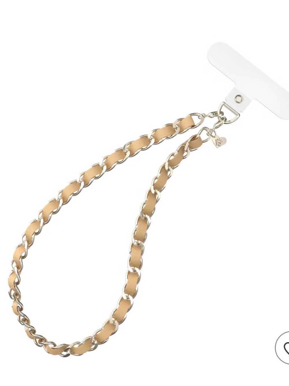 Velvet Caviar Tan and Gold Phone Charm Bracelet